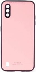 Case Glassy для Galaxy M01 (розовый)
