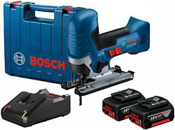 Лобзик Bosch GST 185-LI Professional 06015B2022 (с 2-мя АКБ, кейс)