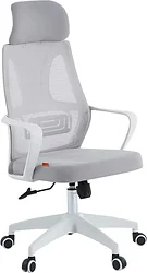 Кресло CHAIRMAN CH636 (ткань, белый пластик/светло-серый) Кресло CHAIRMAN CH636 (ткань, белый пластик/светло-серый)