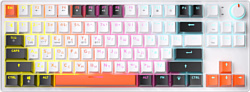 Клавиатура JEGG ZA87 Pro White black orange TNT Yellow