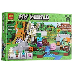 BELA My World 10468 Железный голем