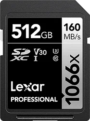 Карта памяти Lexar Professional 1066x SDXC LSD1066512G-BNNNG 512GB Карта памяти Lexar Professional 1066x SDXC LSD1066512G-BNNNG 512GB