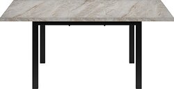 Кухонный стол Senira Велес 120x75 (мрамор эбея/опора черный)