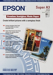 Epson Premium Semigloss Photo Paper A3+ 20 листов (C13S041328)
