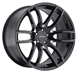 LORENZO WL36 9x22/5x120 D74.1 ET15 Gloss Black Milled