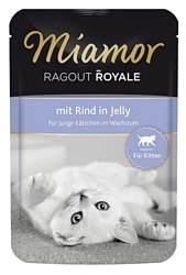 Miamor (0.1 кг) Королевское рагу Говядина в желе для котят