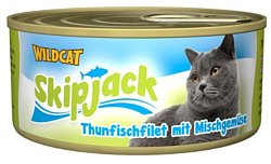 WILDCAT (0.07 кг) 1 шт. Консервы Skipjack Филе тунца с овощами