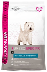 Eukanuba Breed Specific Dry Dog Food For West Highland White Terrier Chicken (7.5 кг)