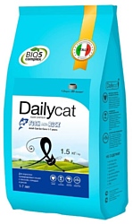 DailyCat (1.5 кг) Adult Exi Care Fish & Rice