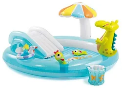 Игровой центр Intex Малыш Аллигатор 57165 (201x170) Игровой центр Intex Малыш Аллигатор 57165 (201x170)