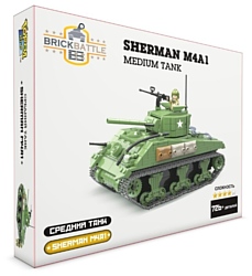 Город Игр BrickBattle 8360 Средний танк Sherman M4A1