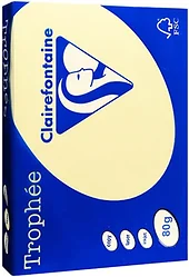 Офисная бумага Clairefontaine Trophee A4 80 г/кв.м 500 л 1977C (светло-желтый)