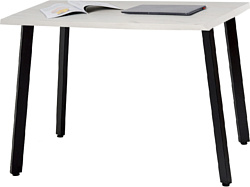 Кухонный стол Millwood Шанхай Л18 100x70 (дуб белый Craft/металл черный)