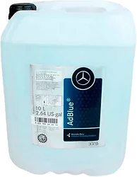 Автомобильная присадка Mercedes-Benz ADBlue раствор мочевины A004989042014 10л