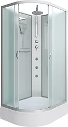 Душевая кабина Niagara NG-33084-14RBKTG 100x80 (матовое стекло)