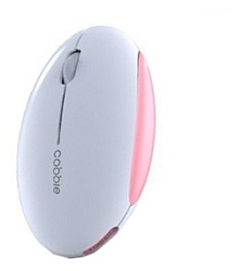 Visenta ICobble Wireless Mouse White-Pink USB
