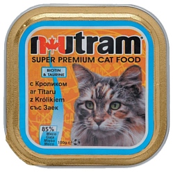 Nutram Консервы для кошек с кроликом (0.1 кг) 1 шт.