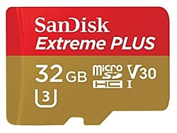 SanDisk Extreme PLUS microSDHC Class 10 UHS Class 3 V30 95MB/s 32GB