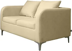Прямой диван Brioli Терзо двухместный (V1/бежевый) Прямой диван Brioli Терзо двухместный (V1/бежевый)