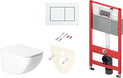 Унитаз Saniteco KW-99048 + TECE Kit 9400413