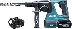 Перфоратор Makita DHR243RFE (2 акк. 18V, 3.0 Ач, кейс)