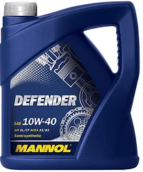 Моторное масло Mannol Defender 10W-40 5л