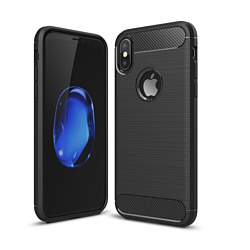Case Brushed Line для Apple iPhone X (черный)
