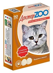 Доктор ZOO для кошек Со вкусом копченостей и биотином