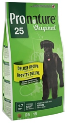 ProNature 25 Deluxe Recipe Chicken Formula для взрослых собак всех пород (15 кг)