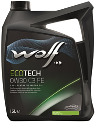 Моторное масло Wolf EcoTech 0W30 C3 FE 5л