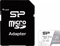 Silicon Power Superior microSDXC SP128GBSTXDA2V20SP 128GB + SD adapter