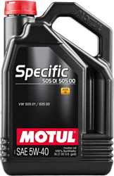 Моторное масло Motul Specific 505 01 505 00 5W-40 5л