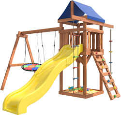 Детский спортивный комплекс National Tree Company Качели лодочка и гнездо Свиби IgroWoods ДП-8