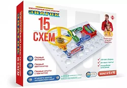 Конструктор Знаток 15 схем ZP-70818
