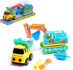 Конструктор Sima-Land Экскаватор с грузовиком 434717705