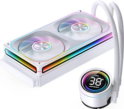 Жидкостное охлаждение для процессора Jonsbo TH-240 (белый)