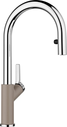 Смеситель Blanco Carena-S 521376 (tartufo/chrome) Смеситель Blanco Carena-S 521376 (tartufo/chrome)