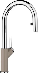 Смеситель Blanco Carena-S 521376 (tartufo/chrome)