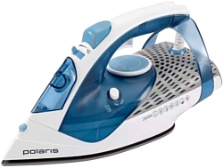 Утюг Polaris PIR 2860AK 3m (белый/синий)