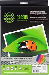 CACTUS Этикетки 70 г/кв.м. 65шт/лист A4 50 листов (C-30380212)