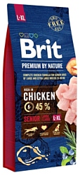 Brit (15 кг) Premium by Nature Senior L+XL