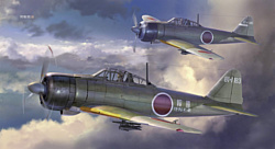 Hasegawa Палубный истребитель Mitsubishi A6M2B Zero Type 21 381st Group