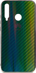 EXPERTS Aurora Glass для Huawei P20 Lite с LOGO (зеленый)