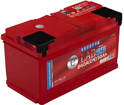 Автомобильный аккумулятор E-Lab 6СТ-90R + EFB (90Ah)