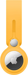 Apple кожаный с подвеской для AirTag (ярко-желтый) MK0W3