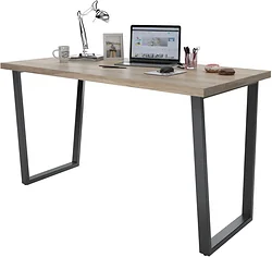 Стол для работы Домус СП013B-K017 12.013.401.07 (черный/вяз светлый)