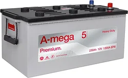 Автомобильный аккумулятор A-mega Premium HD 230(3) евро (230Ah)