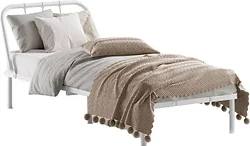 Кровать Домаклево Мира 90x200 (белый)