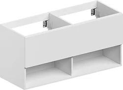 Тумба под умывальник ЗОВ Кито-2 120 под столешницу (белый матовый)