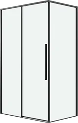 Душевой уголок Grossman Galaxy 110х100х195 120.K33.01.1110.21.00 (черный матовый/прозрачное стекло)